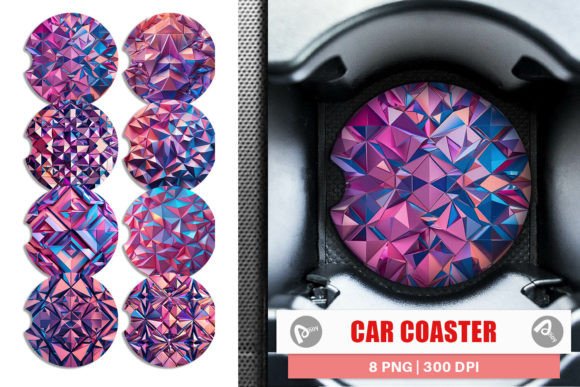 Download Car Coaster 3D Geometric Shape - Geometric shape Collection