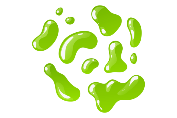 Download Goo Drops. Green Slime Blobs. Sticky Blo - Premium Resources